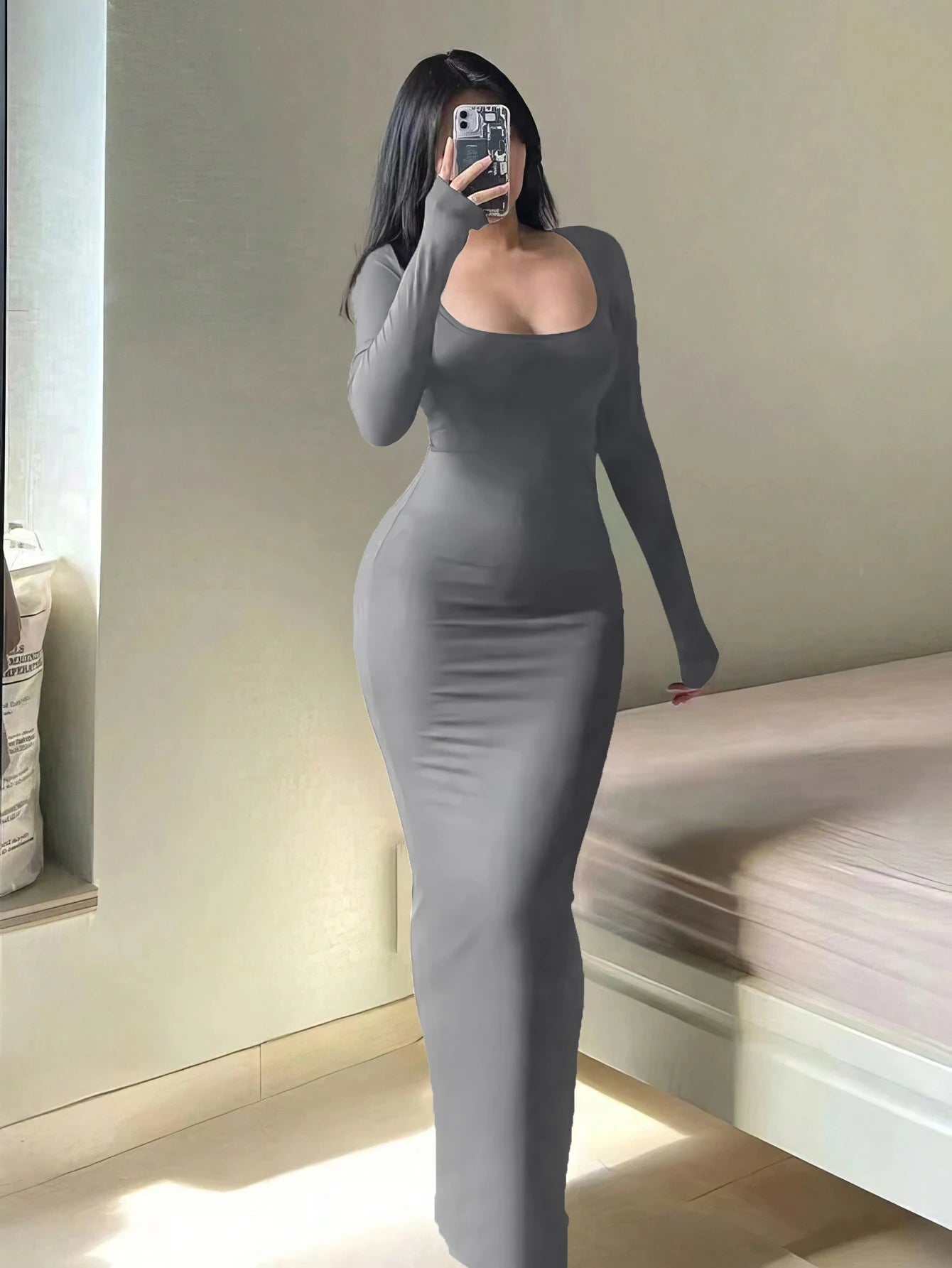 Women's Long Sleeve Bodycon dress