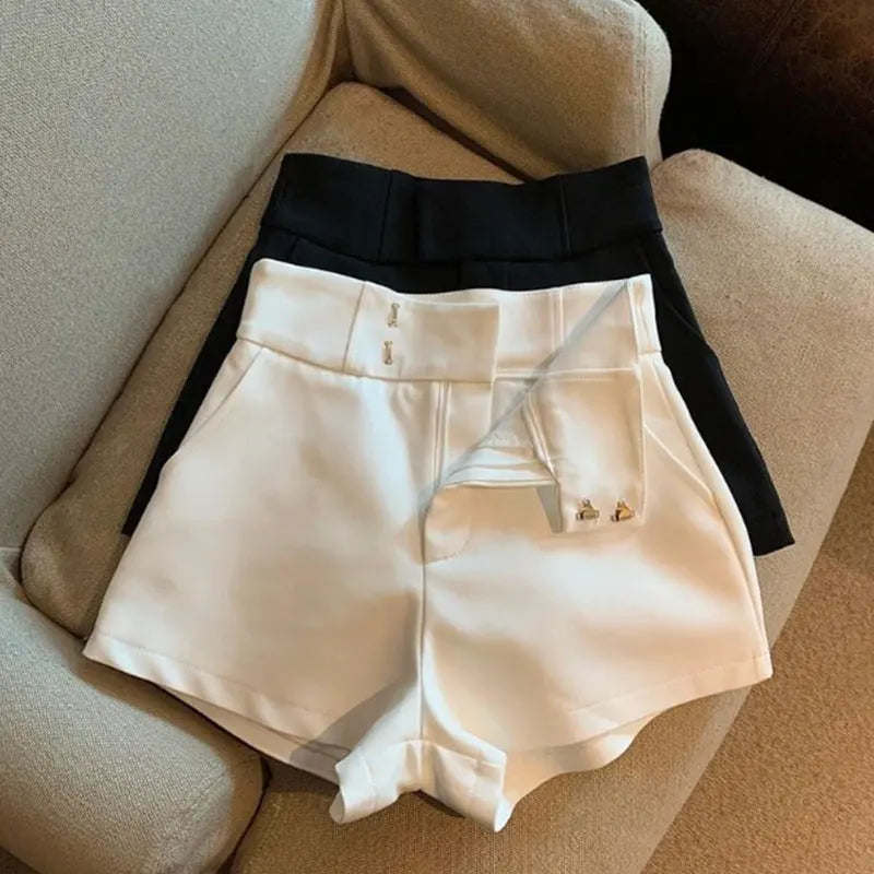 Women Elegant High Waisted Shorts