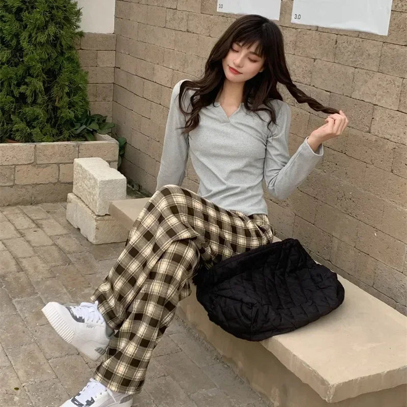Warm Cashmere Winter Casual Loose Wide-legged Pants