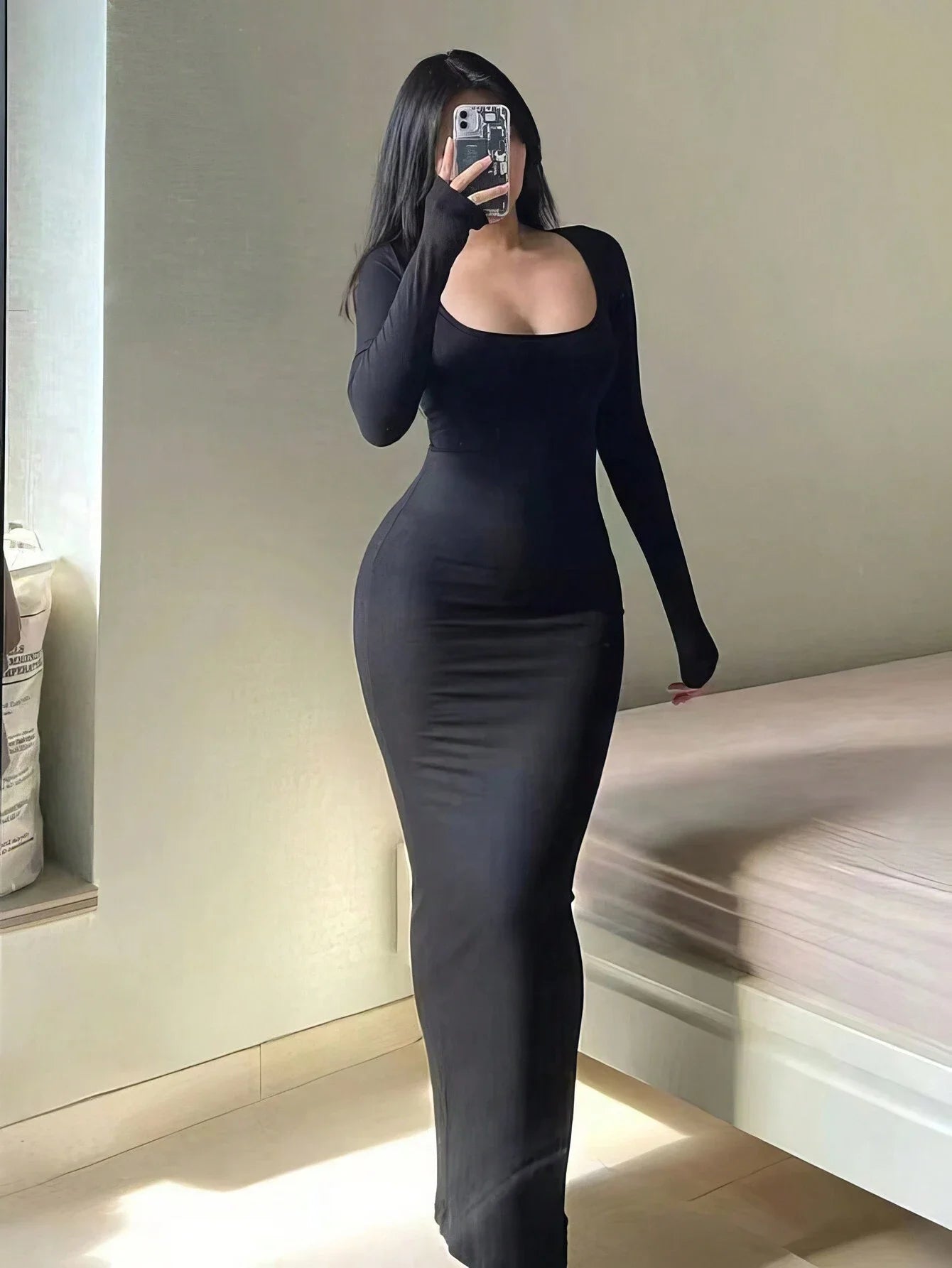 Women's Long Sleeve Bodycon dress