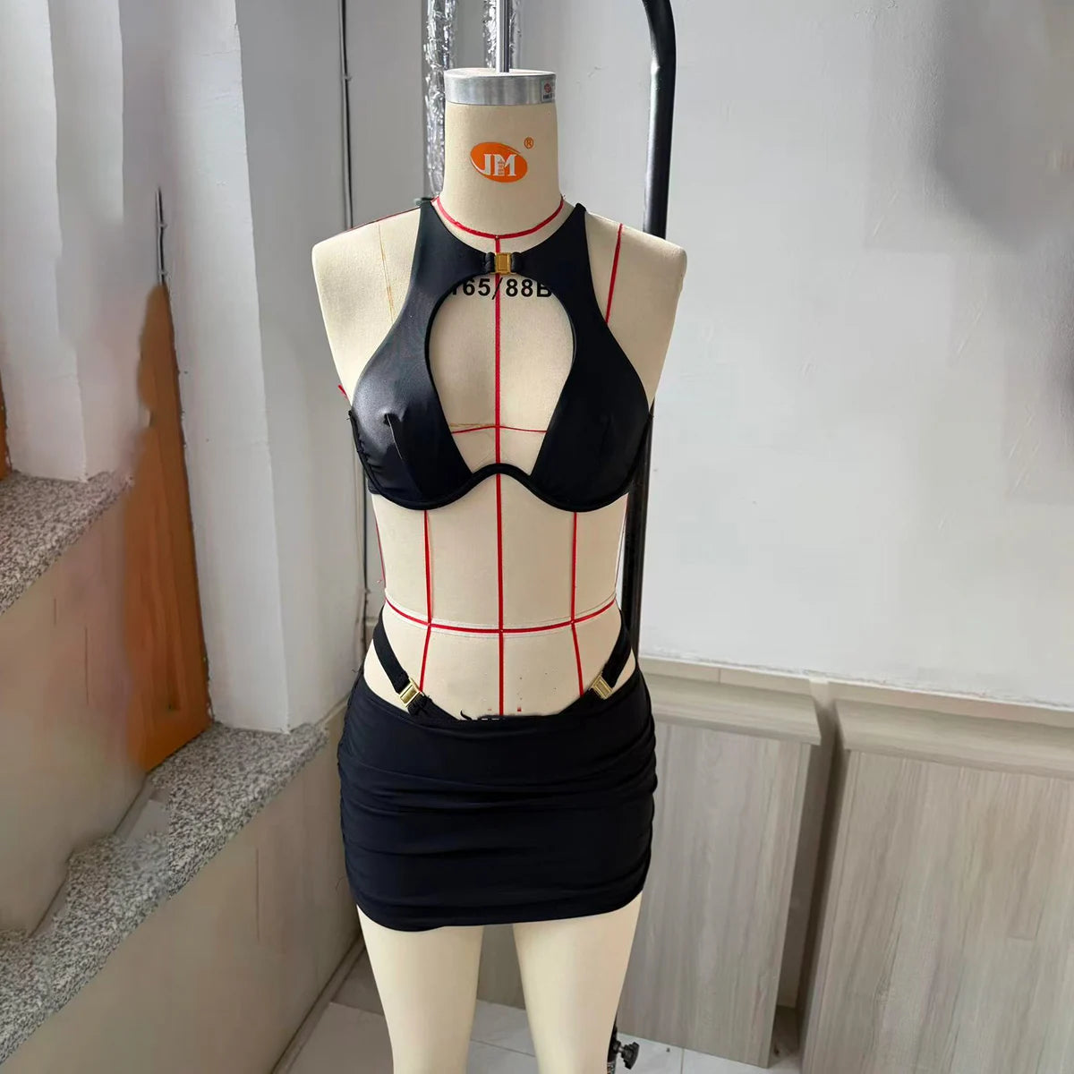 3 Pieces Female Bikini Push Up swimming Suit set