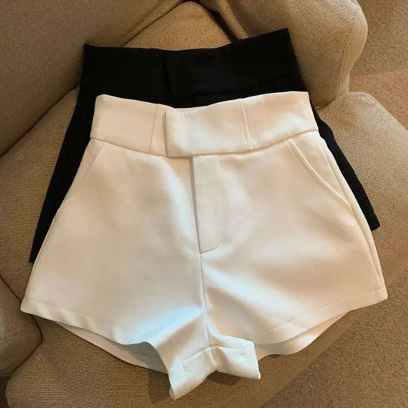 Women Elegant High Waisted Shorts