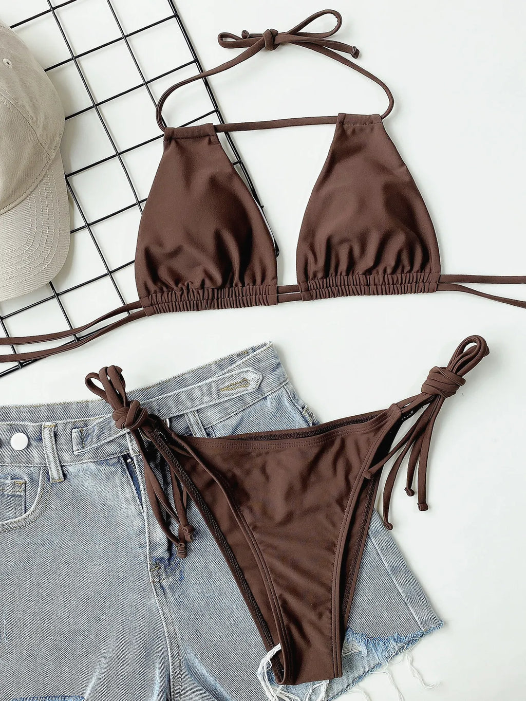 Two Piece Set Low Waist bikini Suit