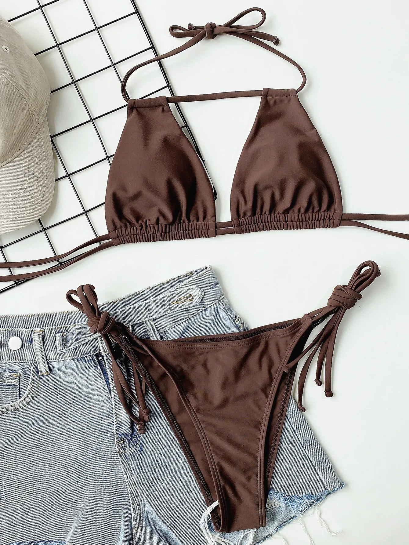 Two Piece Set Low Waist bikini Suit