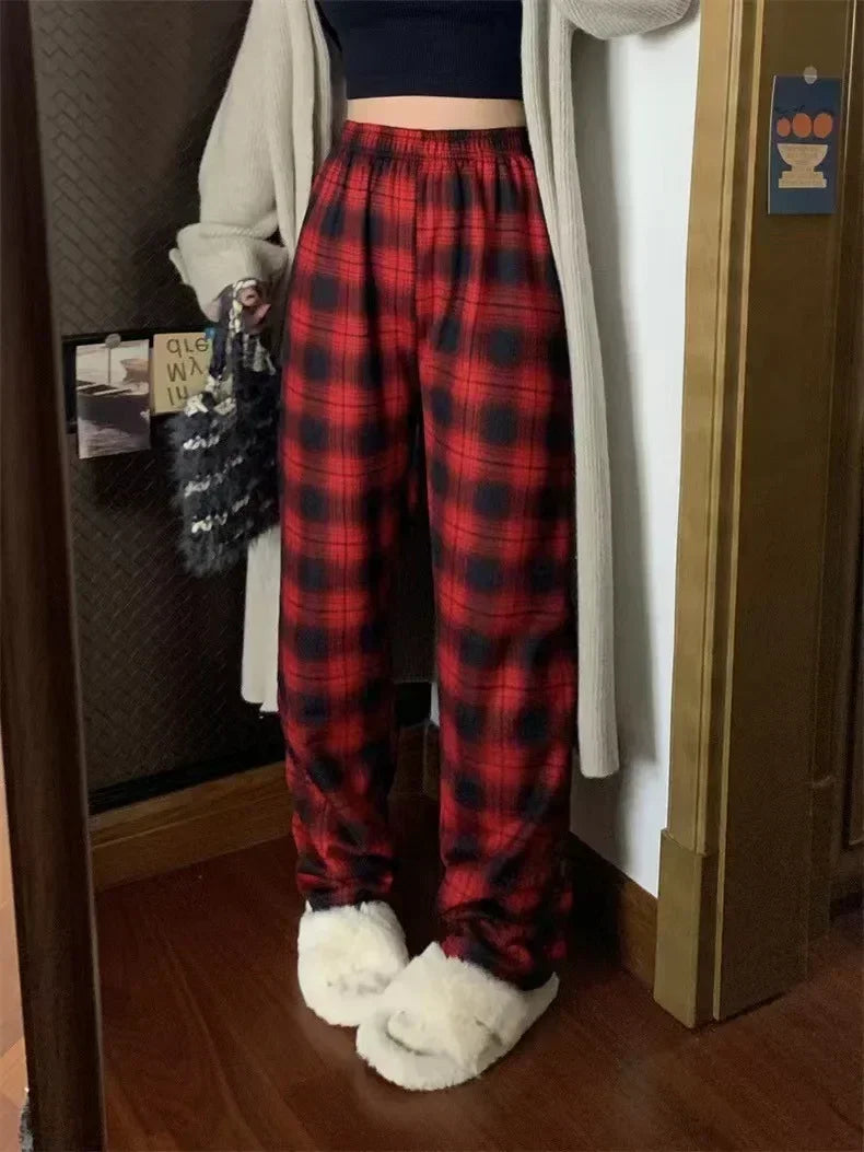Warm Cashmere Winter Casual Loose Wide-legged Pants