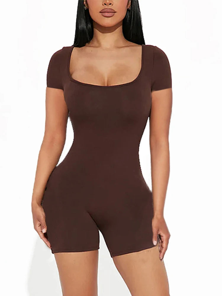 Women's Sexy U Neck One Piece jumpsuit